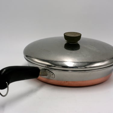 vintage Revere Ware 9 inch frying pan 1992 