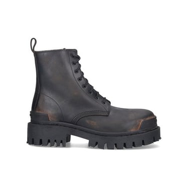 Balenciaga Men Strike' Ankle Boots