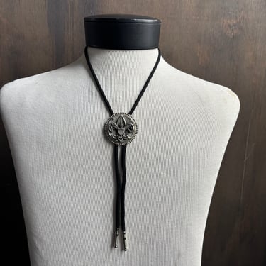 Boy Scouts of America Bolo on Black Tie