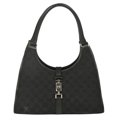 Gucci Black GG Jackie Handbag