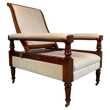 Ralph Lauren Home “Norfolk” Adjustable Louis XVI Style Lounge Chair 