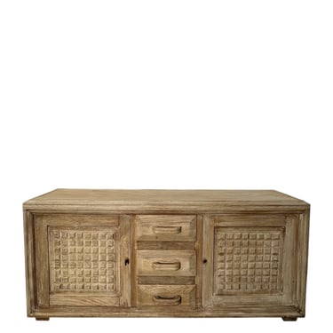1930's Cerused Oak Cabinet