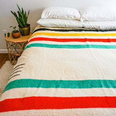 Hudson Bay Vintage Wool Camp Blanket 