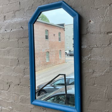 Vintage Blue Mirror