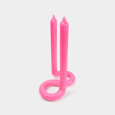 Twist Candle Sticks by Lex Pott - Pink