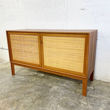 Mid Century Buffet or Console with Rattan by Alf Svensson 