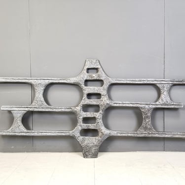 Large brutalist wall sculpture, 1970s - brutalism art - brutalist wall hanging - brutalist art - mid century modern wall hanging - wall art 