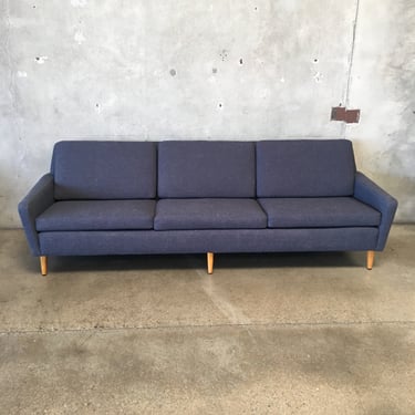 Vintage Folk Ohlsson for Dux of Sweden Sofa with New Upholstery