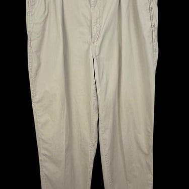 Vintage 1980s/1990s POLO Ralph Lauren Chinos / Pants ~ 33 Waist ~ Pleated Trousers ~ Ivy / Preppy / Trad ~ Golf ~ Chino 
