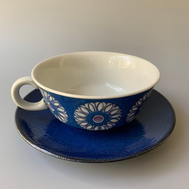 Royal Copenhagen Annette Ceramic Cup & Saucer by Berte Jessen 