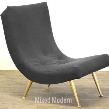 Adrian Pearsall style Scoop Lounge Chair 