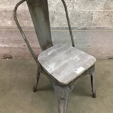 Grey Steel Dining Chair (Seattle)