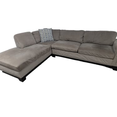 Beige Studded Sectional