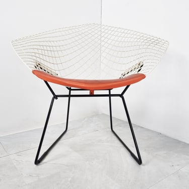 Diamond lounge chair by Harry Bertoia for Knoll, 1970s - vintage lounge chair - vintage side chair - knoll design chair 