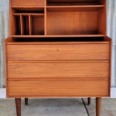 Danish Modern Teak Desk Secretary 