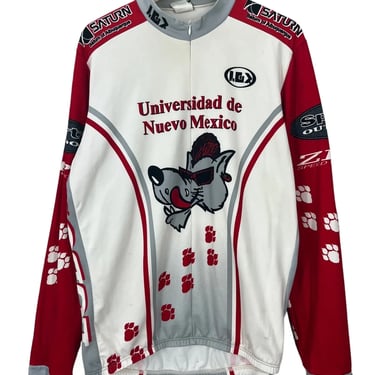 Vintage Louis Garneau University of New Mexico Long Sleeve Cycling Jersey L/XL