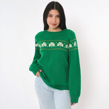 適当な価格 Geometric Bright Sweater Hipster 90s Jumper Knit Sweater 80s トップス