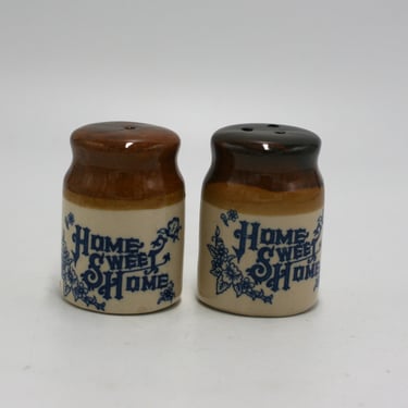 vintage Home Sweet Home salt and pepper shakers 