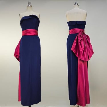 yellow navy blue dress Emerson Navy Drop Waist Dress