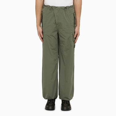 C.P. Company Agave Green Nylon Cargo Trousers Men