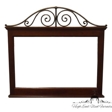 PENNSYLVANIA HOUSE Contemporary Traditional Style 47" Dresser / Wall Mirror w. Metal Scrollwork 