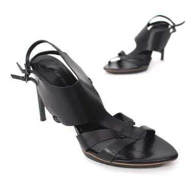 Costume National Sculptural High-Heel Sandals