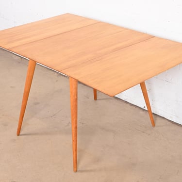 Paul McCobb Planner Group Solid Maple Drop Leaf Dining Table, 1950s