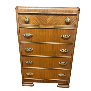 Vintage Waterfall Dresser