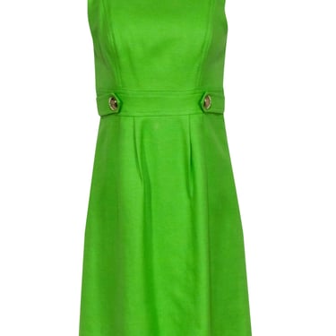 Shoshanna - Lime Green Sleeveless Dress Sz 4