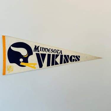 Vintage Minnesota Vikings Full Size NFL Pennant 