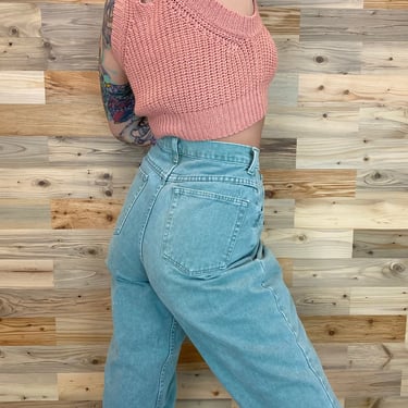 90's Wrangler High Rise Mint Green Jeans / Size 30 
