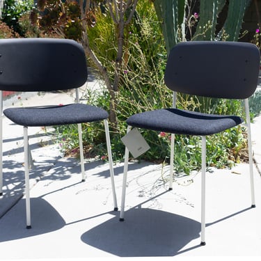 Set of 2 Soft Edge 10 Chair, Dark Grey Color, Modern Home 