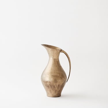 Brass Pitcher Vase 