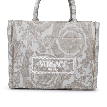 Versace Two-Tone Fabric Bag Women