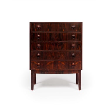 Vintage Kai Kristiansen Rosewood Chest of Drawers / Entry Table 1960s 