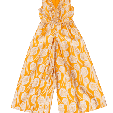 Zacks Brocade Embellished Jumpsuit
