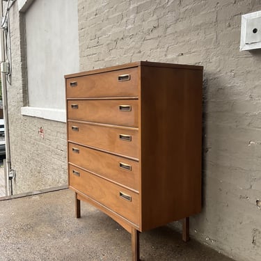 MCM Laminate Top Walnut Chest