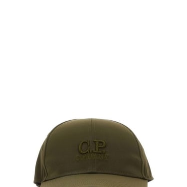 C.P. Company Man Army Green Nylon Baseball Cap