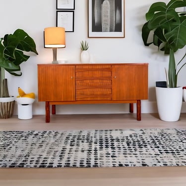 Mid-century german sideboard walnut 1960s 