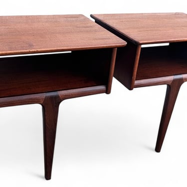 Mid Century English Modern Floating Nightstands by Younger 