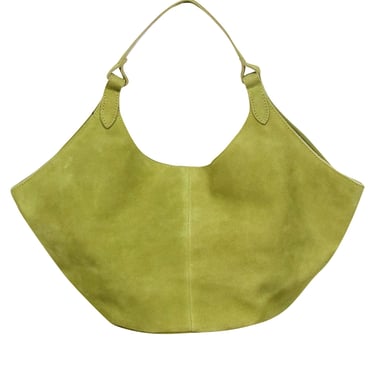M.I.L.A - Green Suede Top Handle Handbag