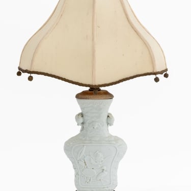 Chinese Blanc de Chine Vase Mounted as Lamp