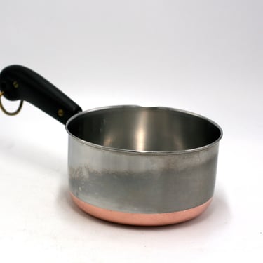 vintage Revere Ware 1 Quart Saucepan 