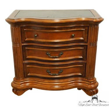 JC Penny CHRIS MADDEN Collection Cherry Traditional Style 36" Chest Nightstand w. Granite Top 