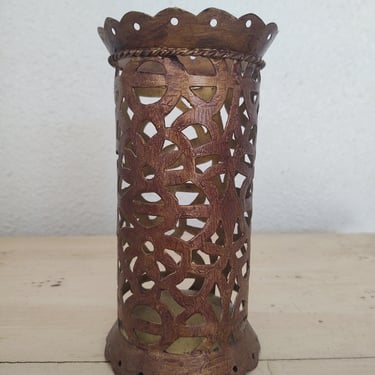 Bronze Colored Light Weight Candle Votive - Made in the Philippines Home Décor Candle Décor 