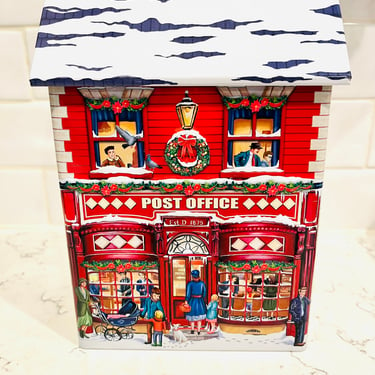 Harry London Post Office Embossed Tin House. by LeChalet