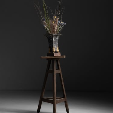 Metal Vase / Sculpture Stand