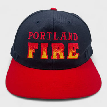 Vintage Portland Fire Snapback Hat