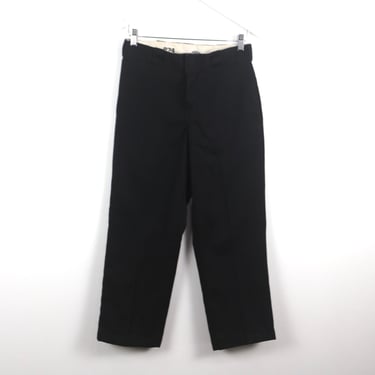 vintage MEN'S black DICKIES brand shorts utility style 1990s indie vintage black pants -- waist size 30x25 