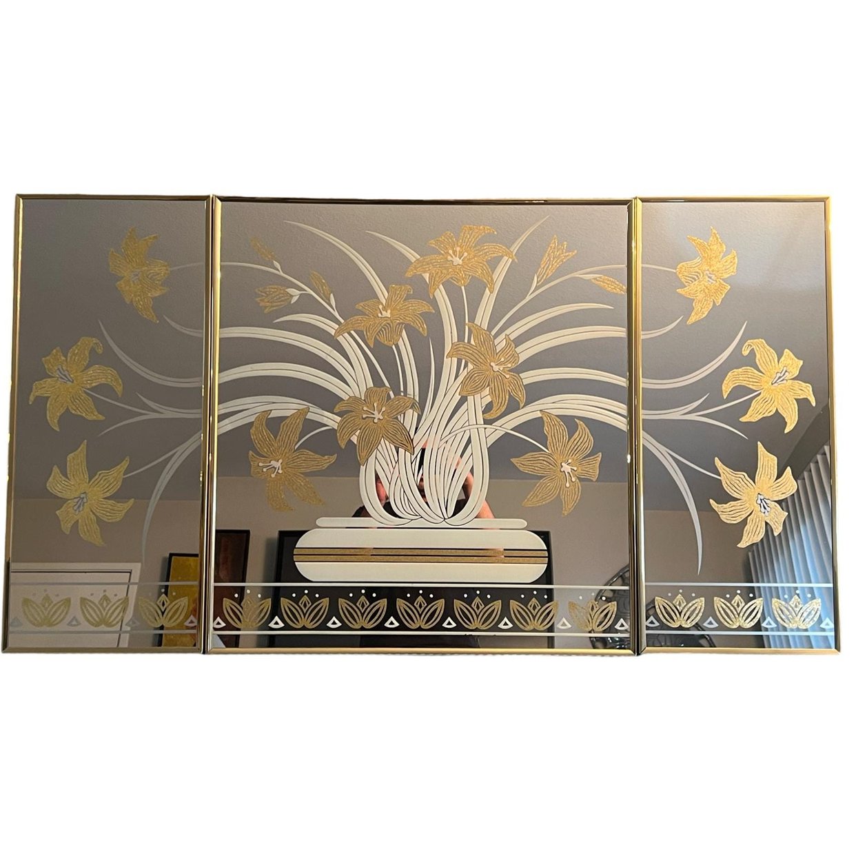 Vintage Postmodern 1980s Wall Mirror Wall Art Set | Modspace
